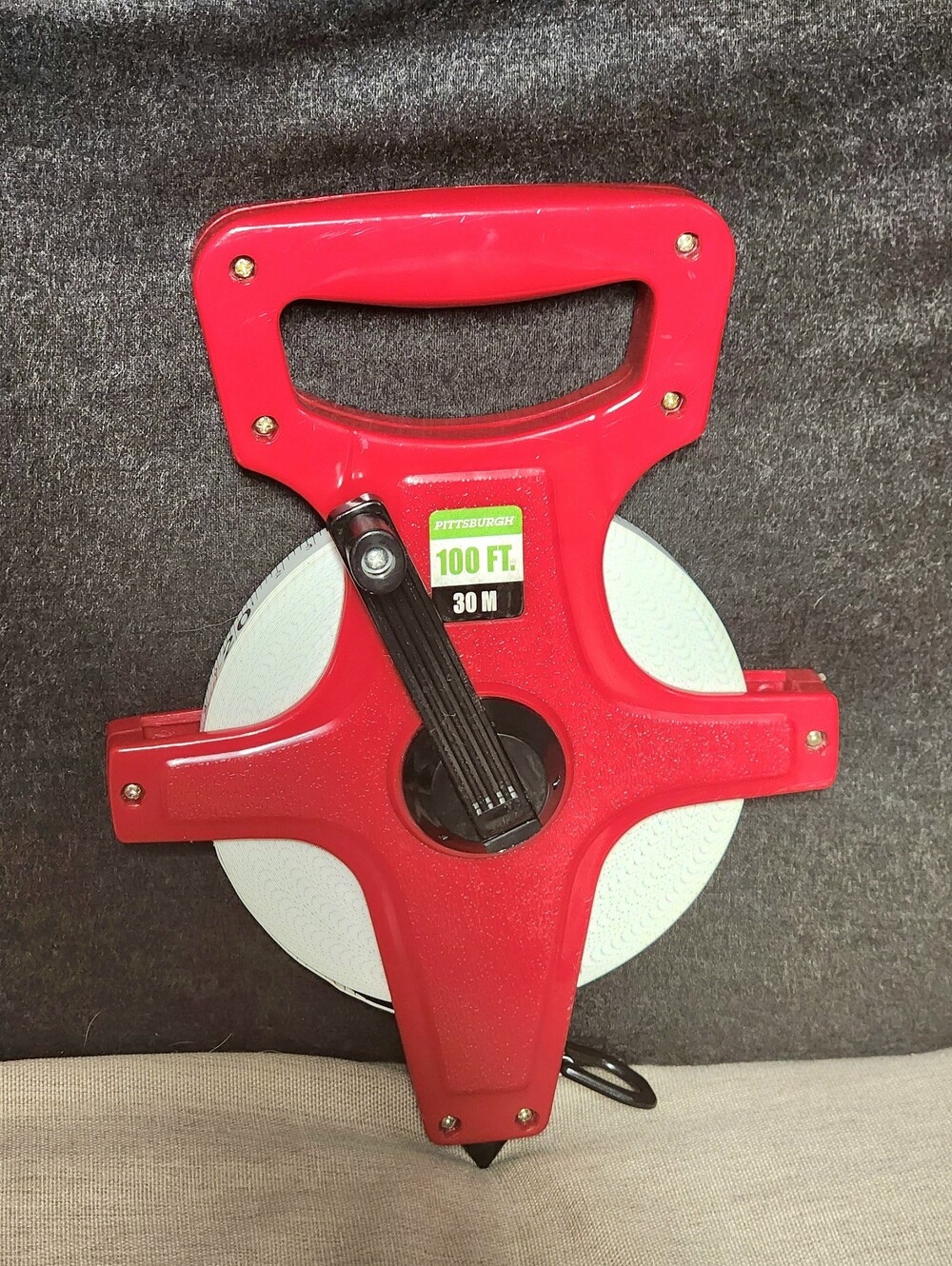 PITTSBURGH 100 ft. x 1/2 in. Open Reel Measuring Tape